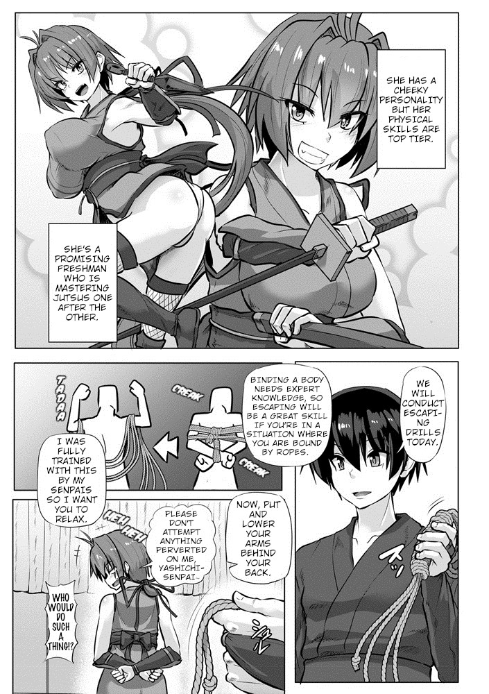 Hentai Manga Comic-Bondage Ninja Lewd Book-Read-3